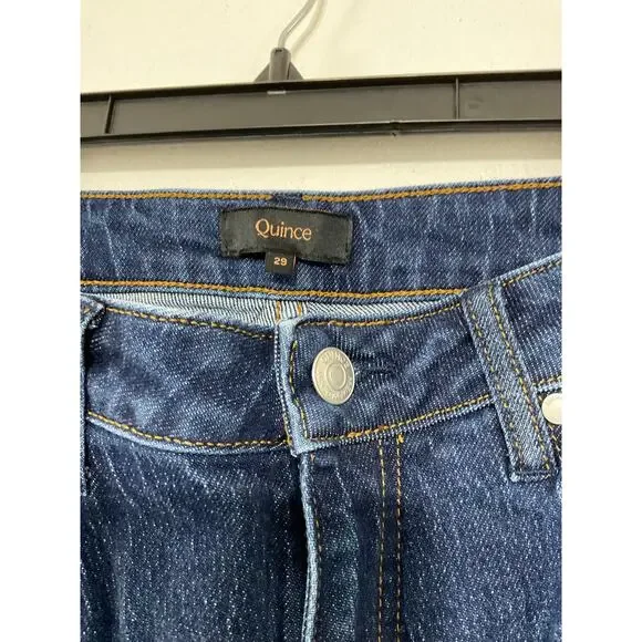 Bella Stretch Wide-Leg Jeans Stormy Blue 29"/30" Medium Stretch Organic Cotton - Picture 5 of 6